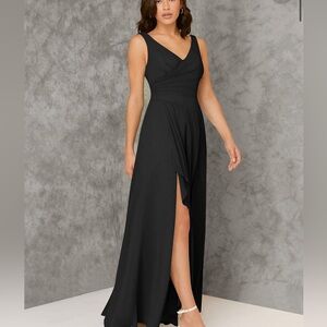 Azazie black Kori dress